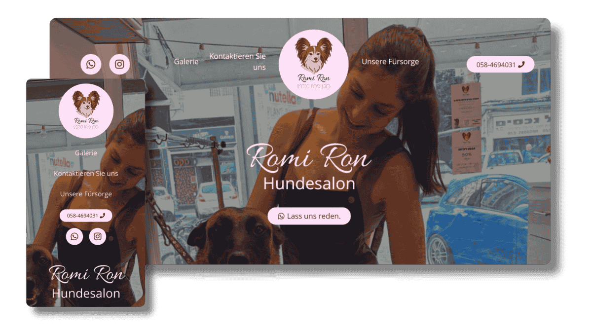 Mein Protfolio Romi Ron Hundesalon