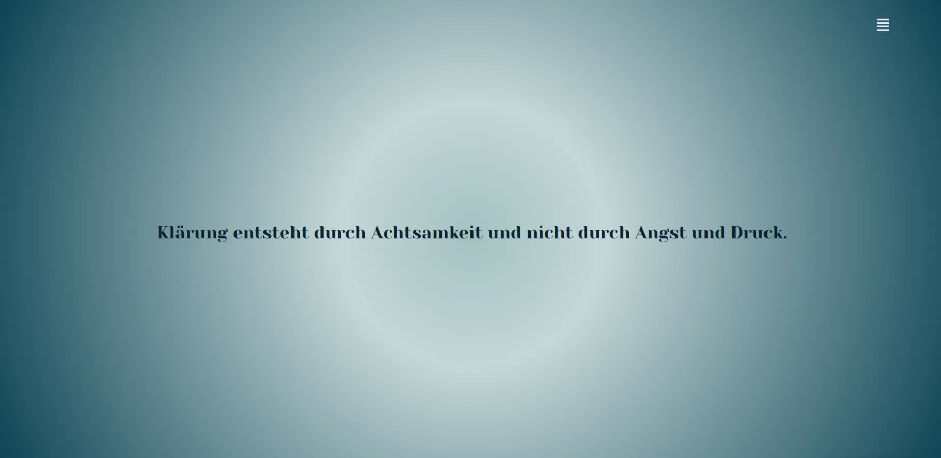 Raum für Klärung Portfolio Zwischenraum